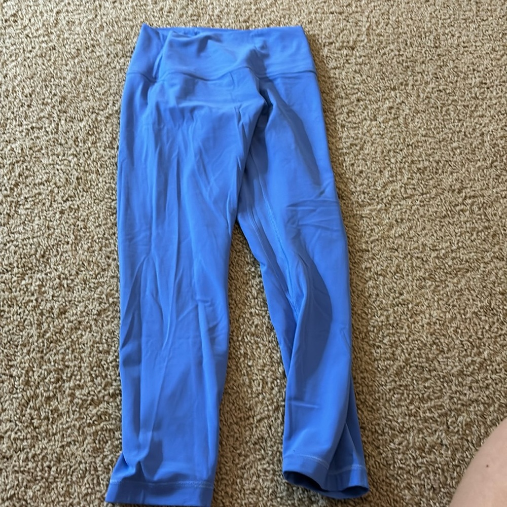 Lululemon blue Nile align leggings 23” size 6